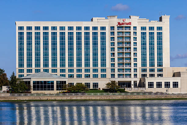 Indianapolis, US - October 22, 2016: Marriott North Hotel. Marriott offers full-service hotels and resorts II